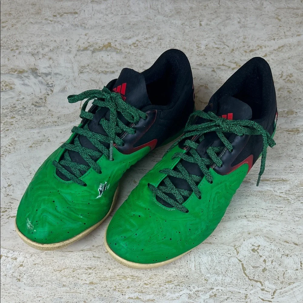 Adidas X 15.2 Indoor Soccer Shoes Green Red Black Mexico Men’s Size 8.5